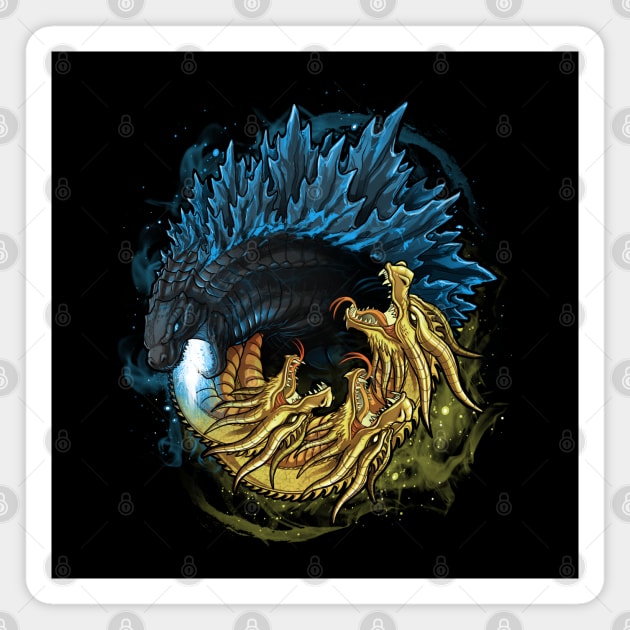 King of the Monsters Magnet by alemaglia